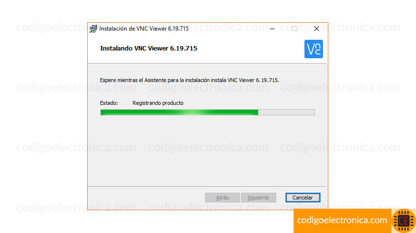 Proceso de instalación