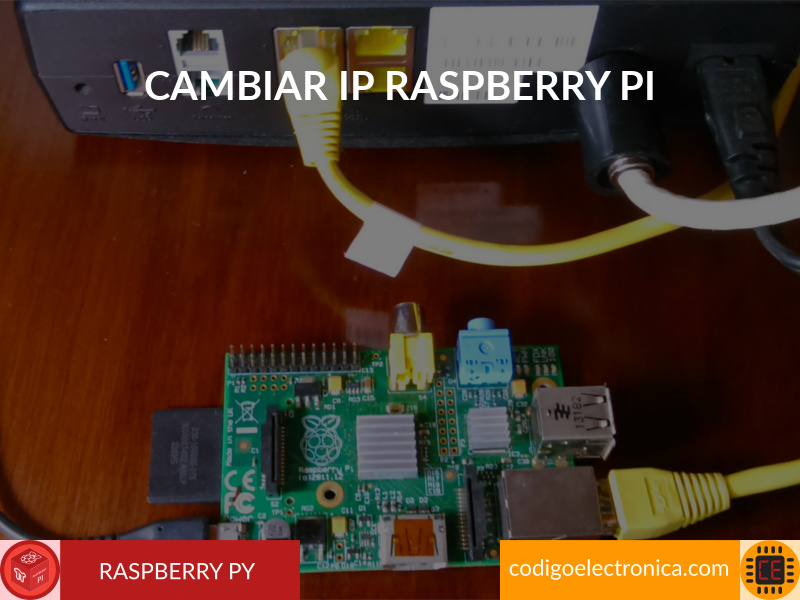 Cambiar ip raspberry pi