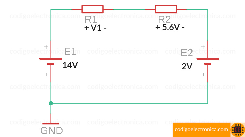 Ley kirchhoff ejemplo 1