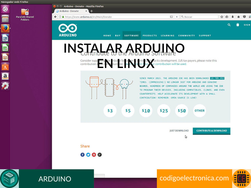 Instalar arduino en linux