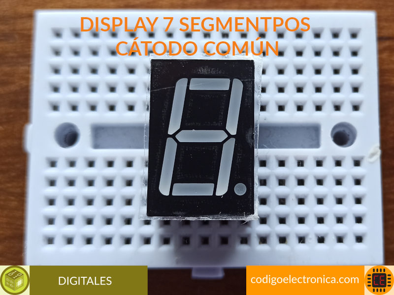Display 7 segmentos cátodo común