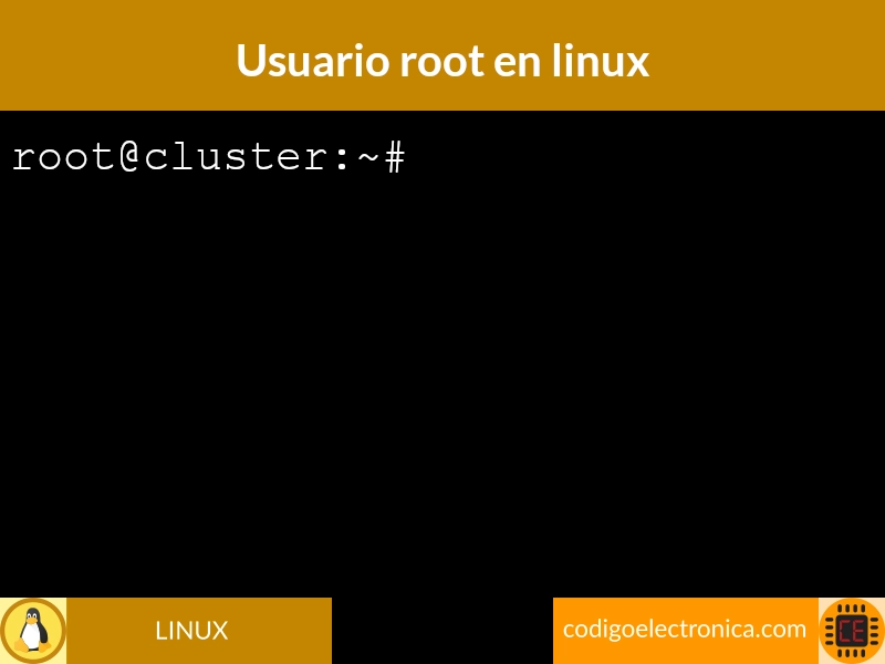 Usuario root en linux